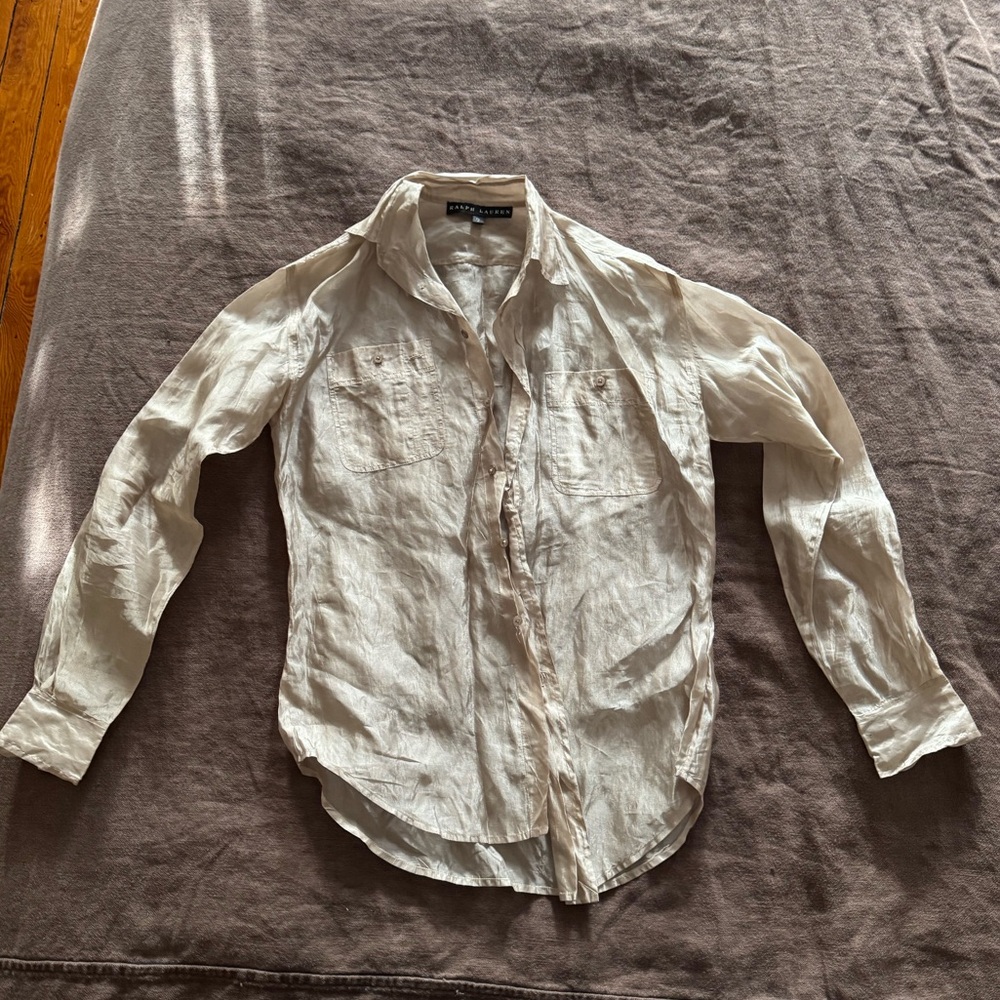 Ralph Lauren sheer button up